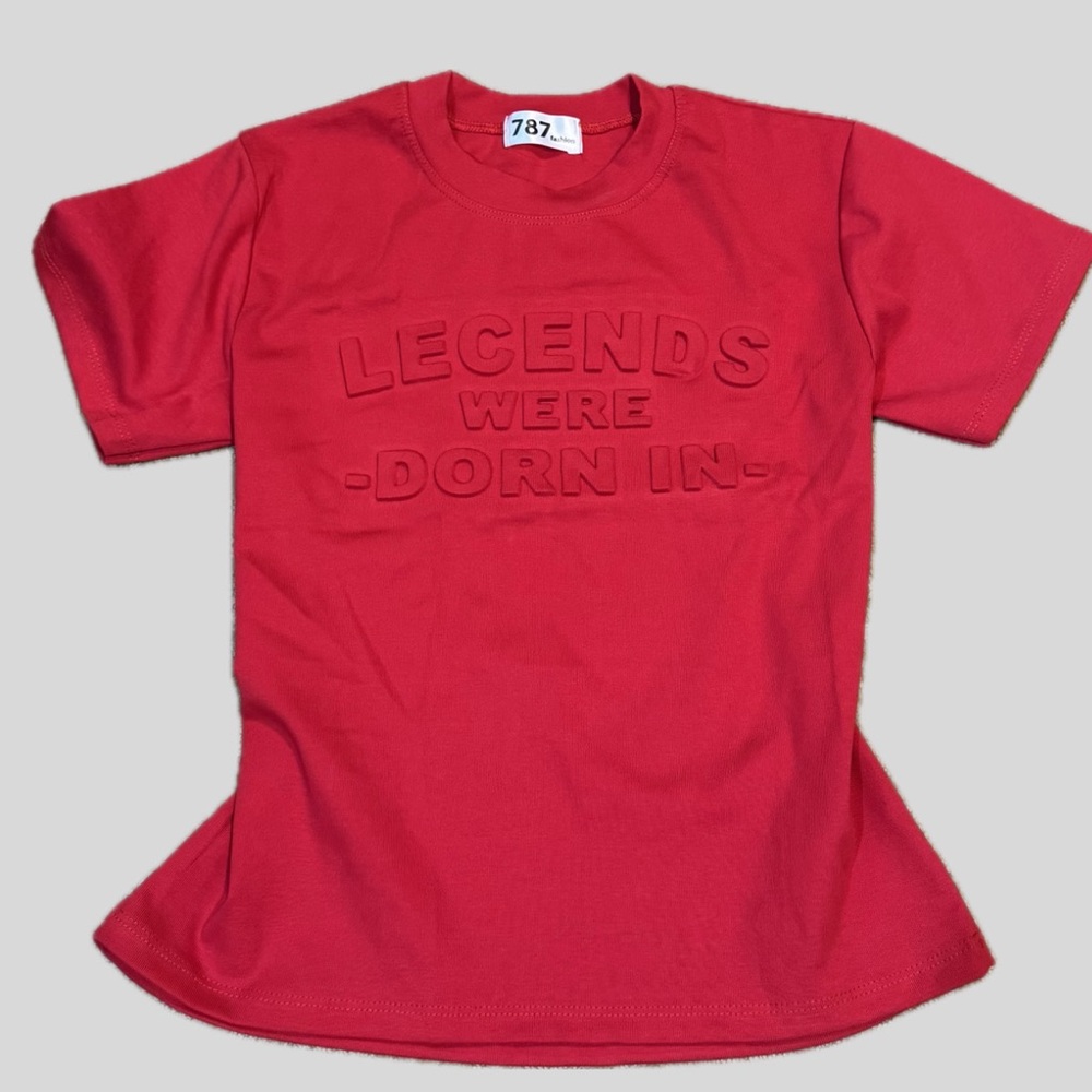 Vietnamese Brand Red Graphic T-Shirt